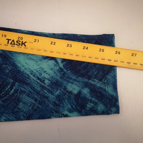 Spalding Speed-Dri Ladies Green & Blue Pattern Size Large Leggings - Picture 11 of 11